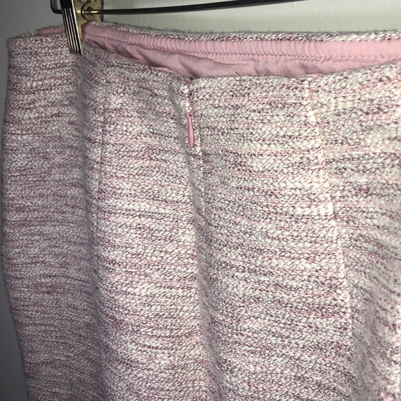 NWT Blush Pink Tweed Wrap Skort - Picture 7 of 8